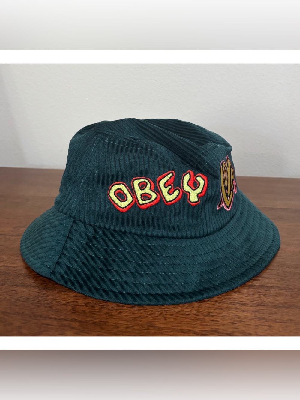 OBEY Billie Cotton Bucket Hat Green